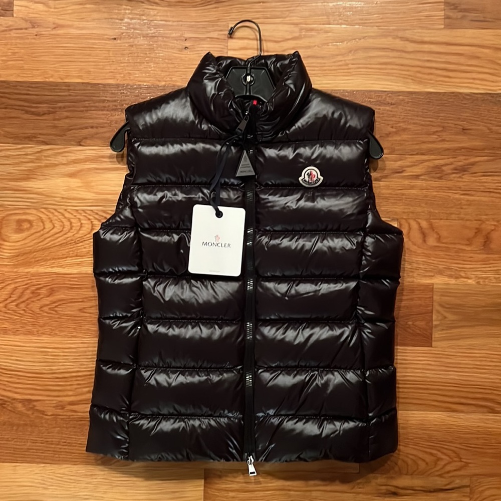 NWT Moncler - Ghany Quilted Shiny Vest Sz 3